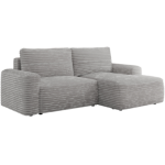 Narożnik BELLUNO L - strona prawa - jasnoszary, sztruks