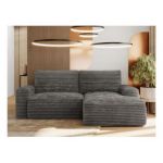 Narożnik BELLUNO L - strona prawa - szary, sztruks