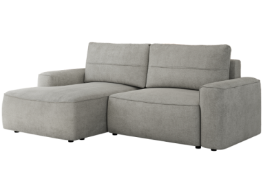 Narożnik BELLUNO L - strona lewa - jasnoszary, struktura