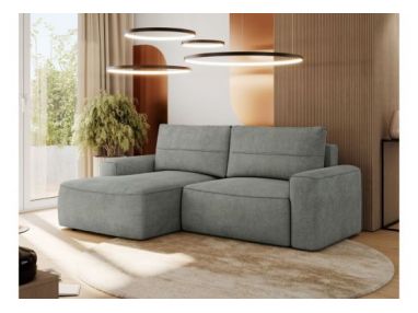 Narożnik BELLUNO L - strona lewa - szary, struktura