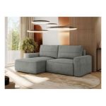 Narożnik BELLUNO L - strona lewa - szary, struktura