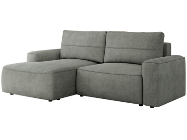 Narożnik BELLUNO L - strona lewa - szary, struktura