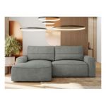 Narożnik BELLUNO L - strona lewa - szary, struktura