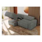 Narożnik BELLUNO L - strona lewa - szary, struktura