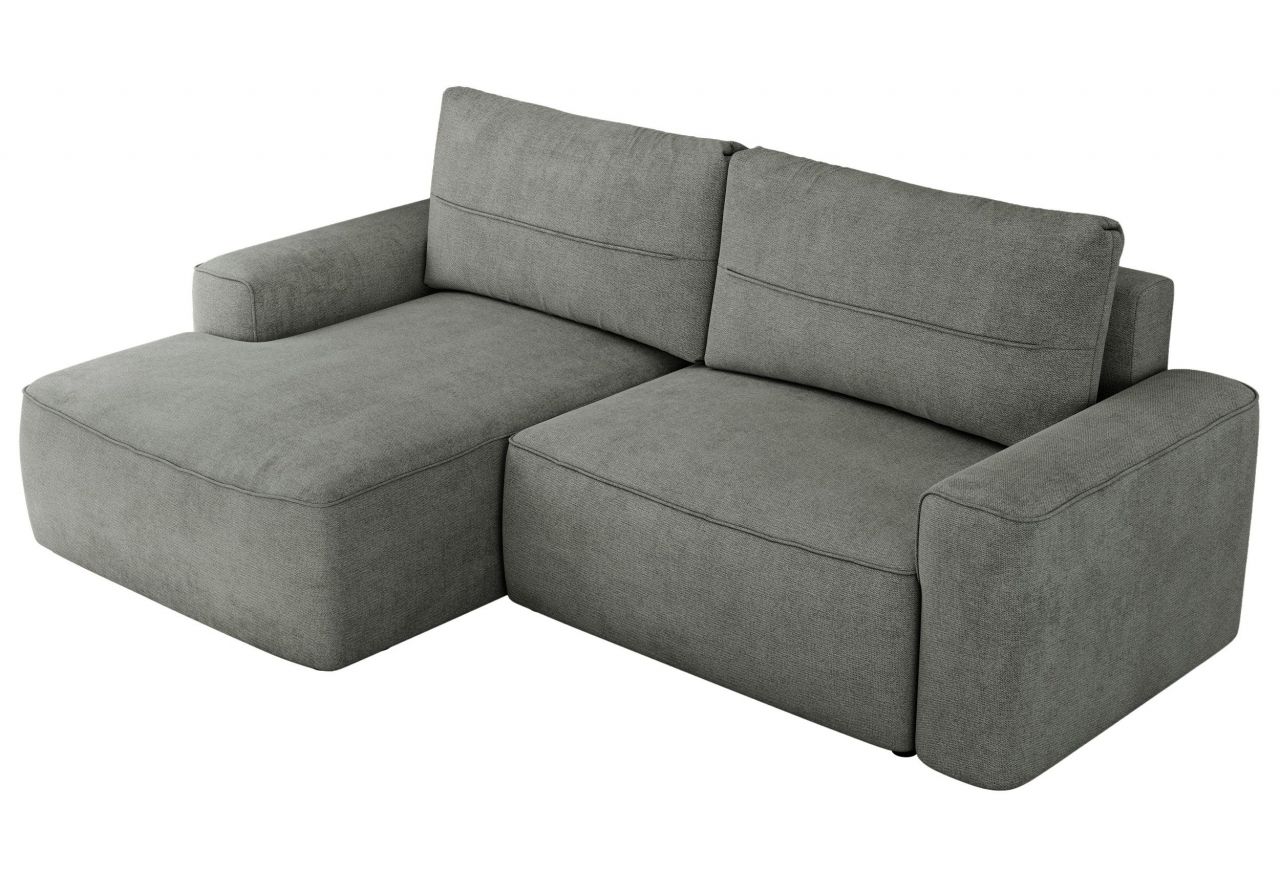 Narożnik BELLUNO L - strona lewa - szary, struktura