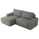 Narożnik BELLUNO L - strona lewa - szary, struktura