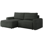 Narożnik BELLUNO L - strona lewa - ciemnoszary, struktura