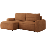 Narożnik BELLUNO L - strona lewa - pomarańczowy, struktura