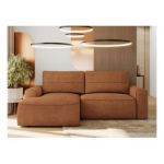 Narożnik BELLUNO L - strona lewa - pomarańczowy, struktura