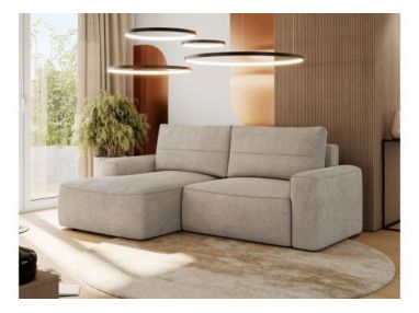 Narożnik BELLUNO L - strona lewa - beżowy, struktura