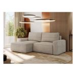 Narożnik BELLUNO L - strona lewa - beżowy, struktura