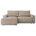 Narożnik BELLUNO L - strona lewa - beżowy, struktura