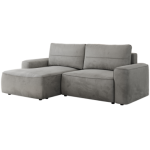 Narożnik BELLUNO L - strona lewa - jasnoszary, welwet