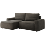 Narożnik BELLUNO L - strona lewa - ciemnoszary, welwet