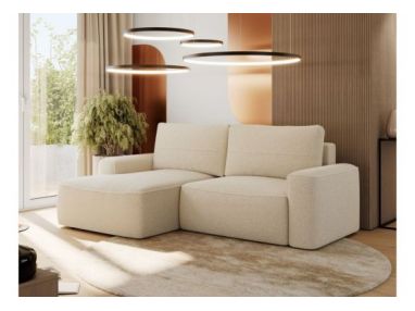 Narożnik BELLUNO L - strona lewa - beżowy, boucle