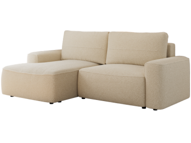 Narożnik BELLUNO L - strona lewa - beżowy, boucle