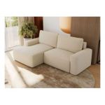 Narożnik BELLUNO L - strona lewa - beżowy, boucle