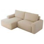 Narożnik BELLUNO L - strona lewa - beżowy, boucle