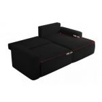 Narożnik BELLUNO L - strona lewa - czarny, boucle