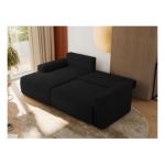 Narożnik BELLUNO L - strona lewa - czarny, boucle