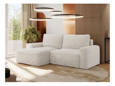 Narożnik BELLUNO L - strona lewa - beżowy, sztruks