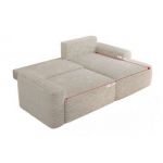 Narożnik BELLUNO L - strona lewa - beżowy, sztruks