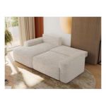 Narożnik BELLUNO L - strona lewa - beżowy, sztruks