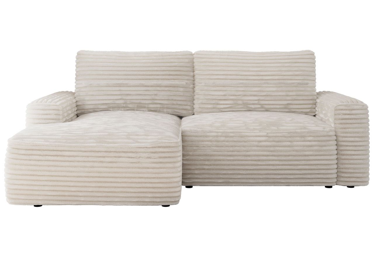 Narożnik BELLUNO L - strona lewa - beżowy, sztruks