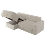 Narożnik BELLUNO L - strona lewa - beżowy, sztruks