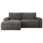 Narożnik BELLUNO L - strona lewa - szary, sztruks