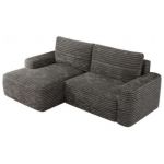 Narożnik BELLUNO L - strona lewa - szary, sztruks