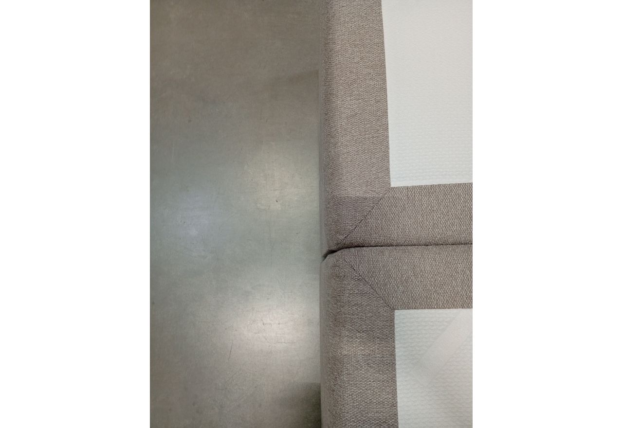 Łóżko kontynentalne CENTOS 120x200 - Matana 17 - beżowy - OUTLETU