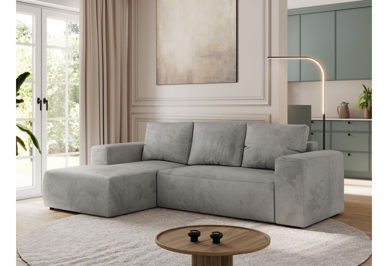 Narożnik TRENTINO L - Monolith 84 - jasny szary - OUTLET