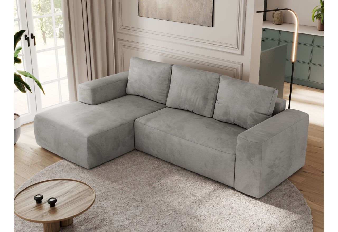 Narożnik TRENTINO L - Monolith 84 - jasny szary - OUTLET