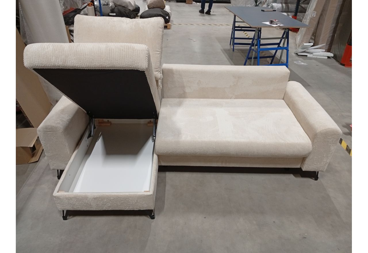 Narożnik HUGO L - Lincoln 03 - beżowy - OUTLETU