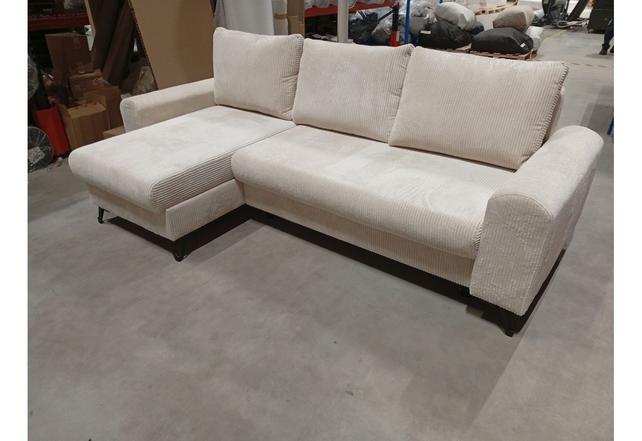 Narożnik HUGO L - Lincoln 03 - beżowy - OUTLETU