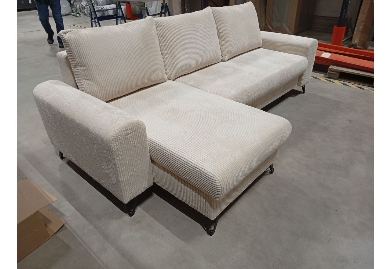 Narożnik HUGO L - Lincoln 03 - beżowy - OUTLETU