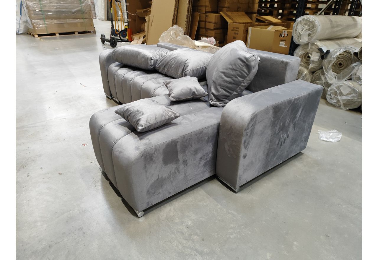 Narożnik KIRASSO L - Monolith 84 - jasny szary - OUTLETU