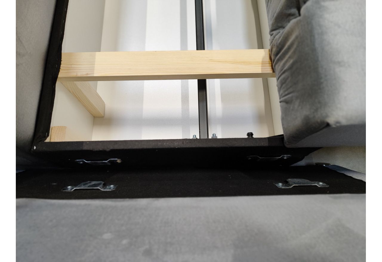 Narożnik KIRASSO L - Monolith 84 - jasny szary - OUTLETU