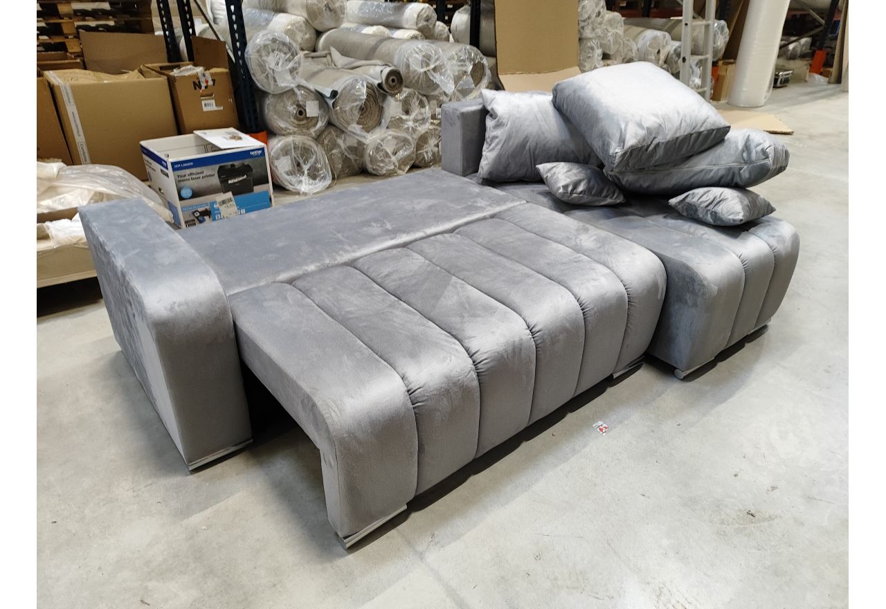 Narożnik KIRASSO L - Monolith 84 - jasny szary - OUTLETU