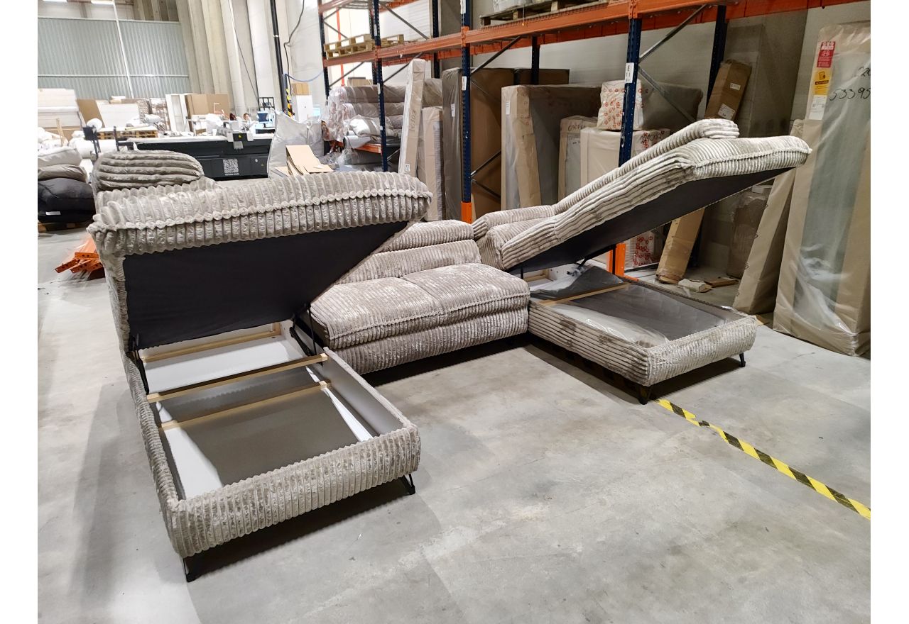 Narożnik PETER U - Tilia 11 - jasny brąz - OUTLETU