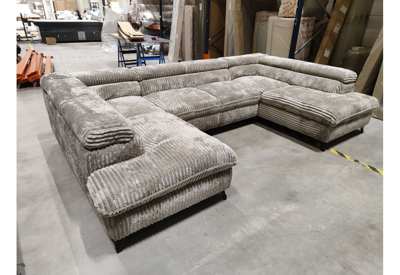 Narożnik PETER U - Tilia 11 - jasny brąz - OUTLETU