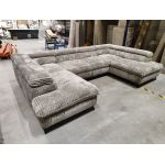 Narożnik PETER U - Tilia 11 - jasny brąz - OUTLETU