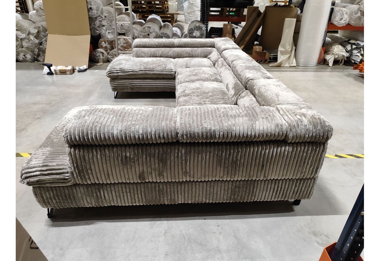 Narożnik PETER U - Tilia 11 - jasny brąz - OUTLETU