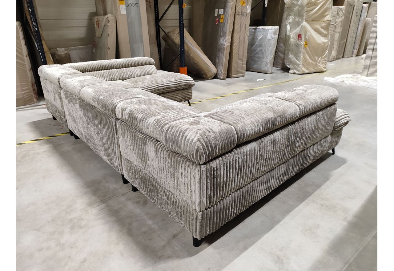 Narożnik PETER U - Tilia 11 - jasny brąz - OUTLETU