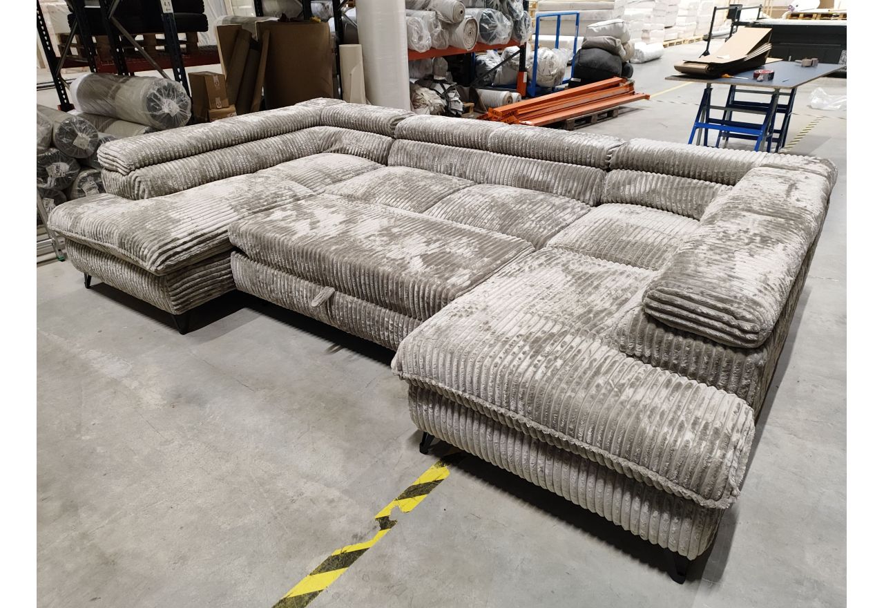 Narożnik PETER U - Tilia 11 - jasny brąz - OUTLETU