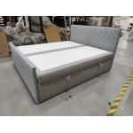 Łóżko kontynentalne PARIS DUO 180x200 - Matana 01 - jasny szary - OUTLETU