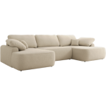 Narożnik CUBO U -  beżowy, boucle