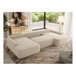 Narożnik CUBO U -  beżowy, boucle