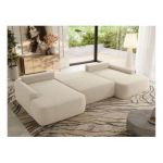 Narożnik CUBO U -  beżowy, boucle